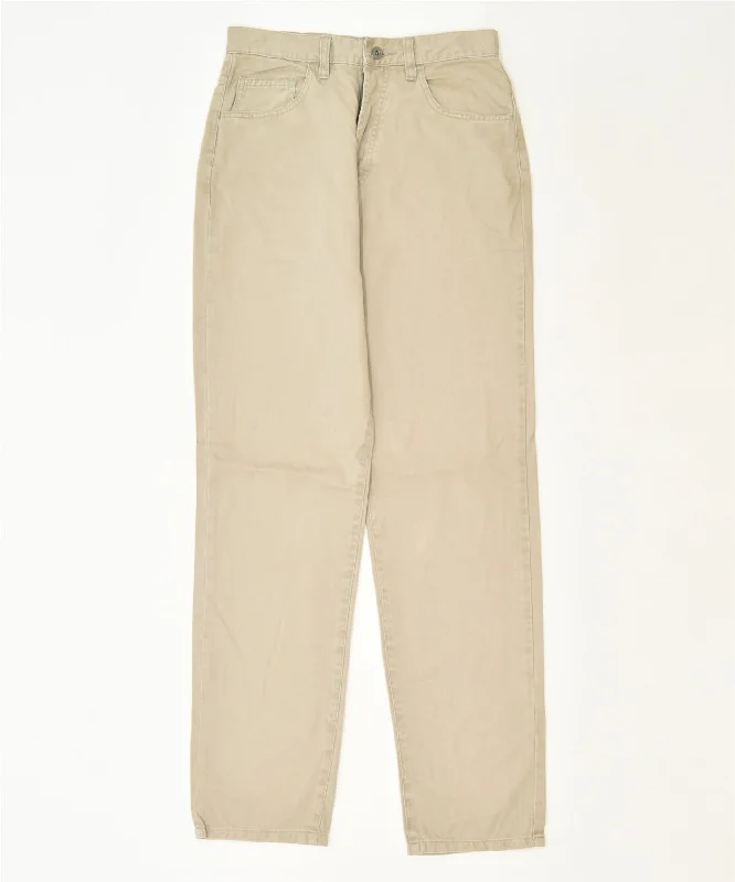 CALVIN KLEIN Womens Slim Casual Trousers US 9 Medium W30 L32 Grey Trousers versatile functional