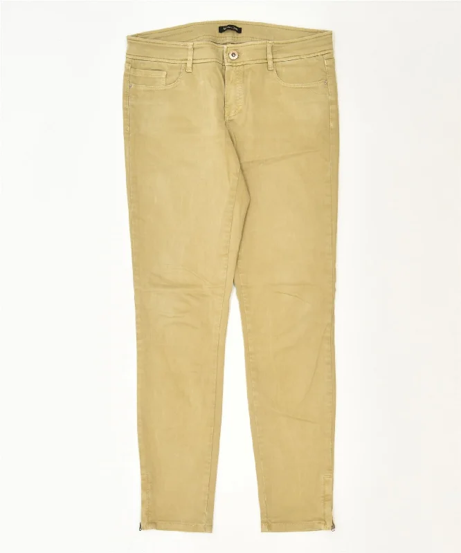 MASSIMO DUTTI Womens Skinny Casual Trousers US 6 Medium W30 L29 Beige Trousers Business Professional