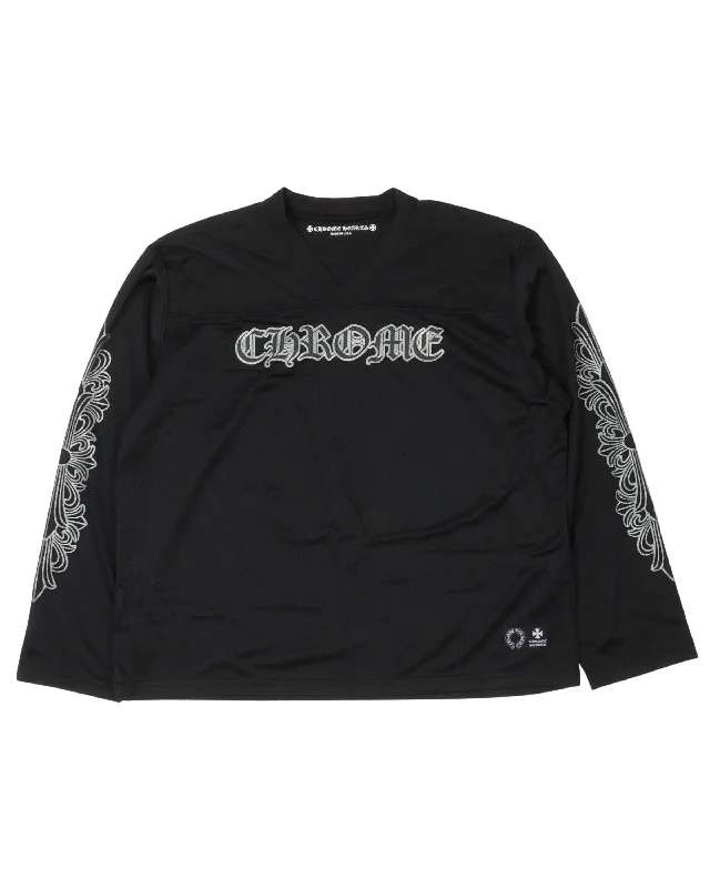 Mesh Long Sleeve Warm Up Jersey Boutique Jersey Tee