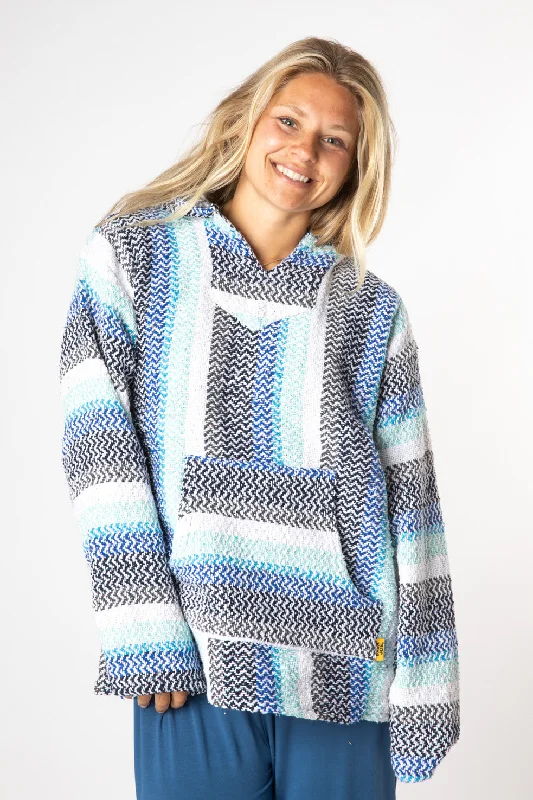 Mexicali Blues Baja Joe Hoodie Hoodie with Button Placket Classic Preppy