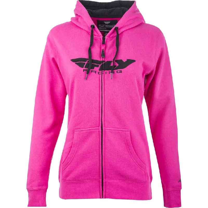 Fly Racing Corporate Women's Zip-Up Hoodie Hoodie with Zipper Placket Modern Functional