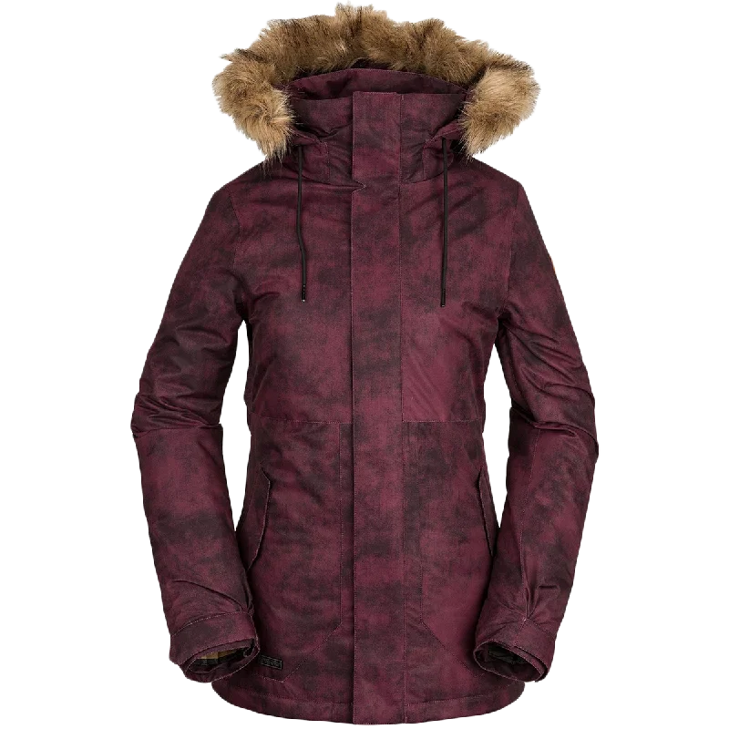 Women's Fawn Insulated Jacket Wool Jacket Cashmere Jacket Tweed Jacket