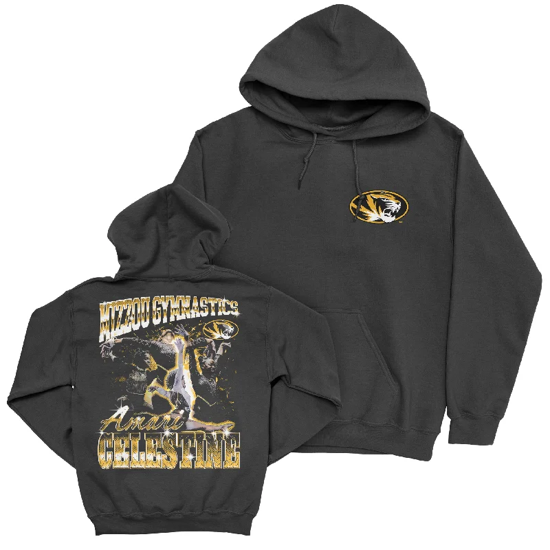 EXCLUSIVE RELEASE: Amari Celestine Throwback Black Hoodie Oversized Hoodie Comfort Casual