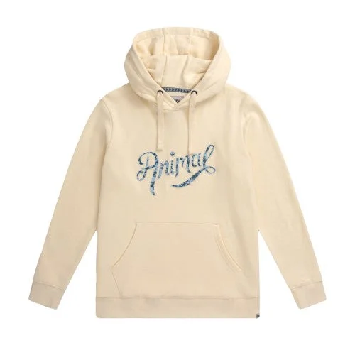 Animal Womens/Ladies Maya Graphic Print Organic Hoodie Hoodie with Slit Hem Functional Movement