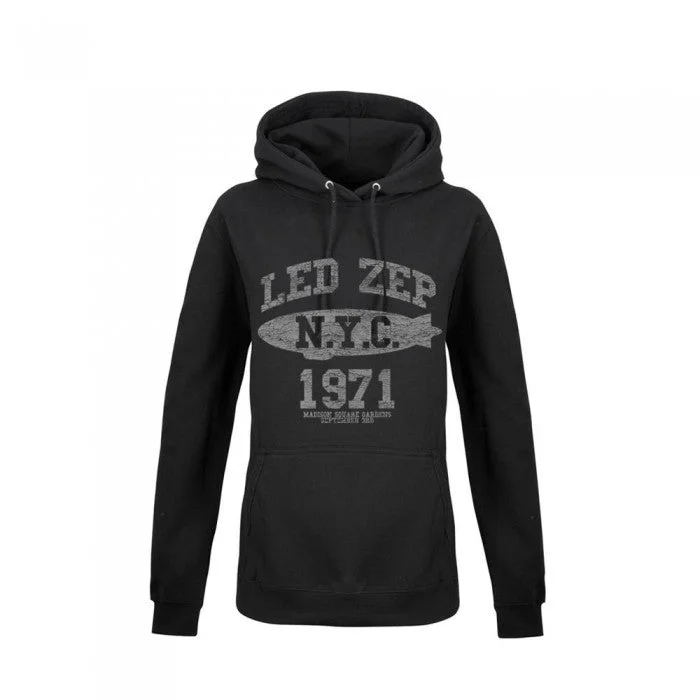 Led Zeppelin Womens/Ladies Lz College Hoodie Hoodie with Illustration Artistic Creative