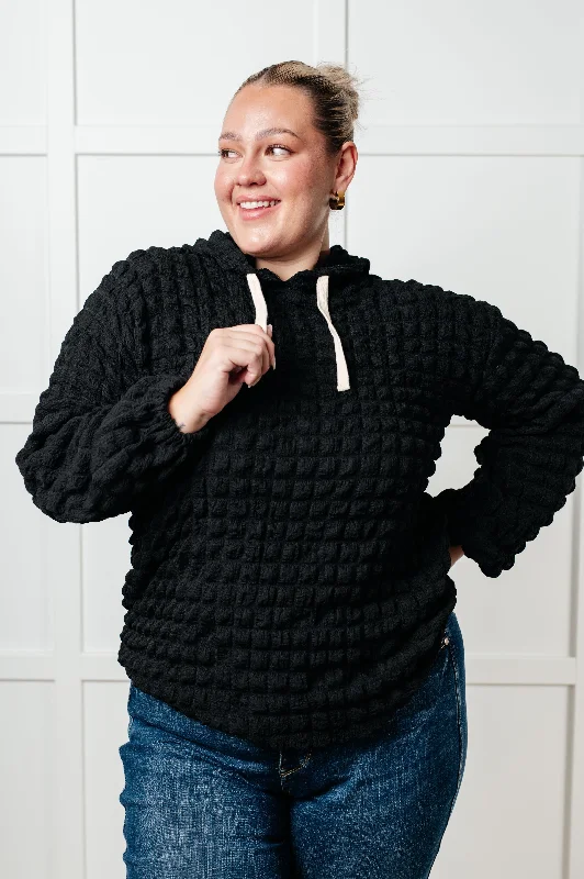 Hazel Blues® |  Speak Your Thoughts Bubble Hoodie Hoodie with Velcro Closure Adjustable Secure