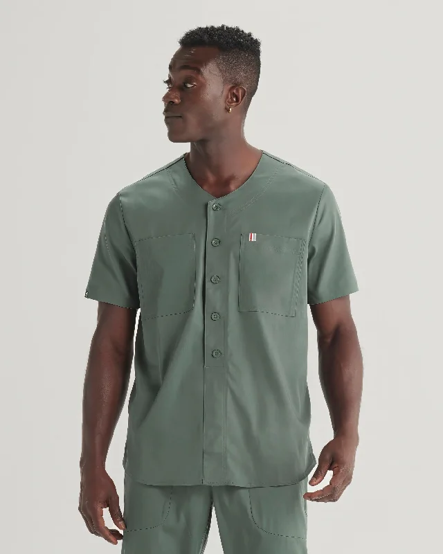 TENCEL™ Senja‎ ‎ Baseball Jersey Scrub Top Lightweight Jersey Top