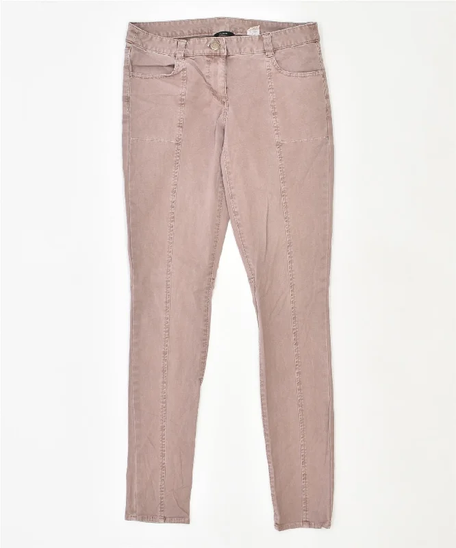 J. CREW Womens Skinny Casual Trousers W28 L30 Pink Cotton Trousers Bootcut Casual