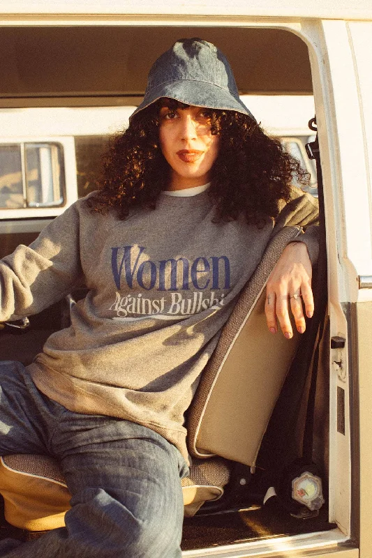 Women Against Bullshit | Unisex Sweatshirt Hoodie with Double Zipper Versatile Adjustable
