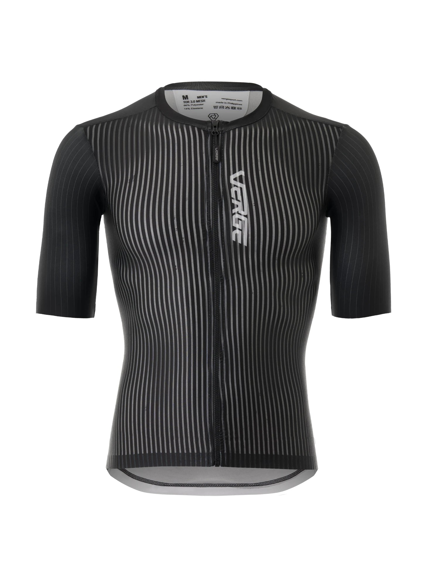 SOLIDS TOR 4.0 MESH SS JERSEY - WOMEN - BLACK V Neck Jersey Blouse