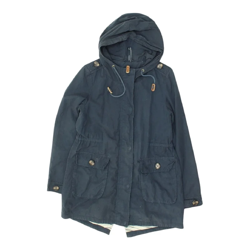 Diesel Womens Navy Hooded Jacket | Vintage Casual Designer Outdoors Coat Hoodie Appliqued Jacket Beaded Jacket Sequined Jacket Diesel Womens Navy Hooded Jacket | Vintage Casual Designer Outdoors Coat Hoodie Appliqued Jacket Beaded Jacket Sequined Jacket