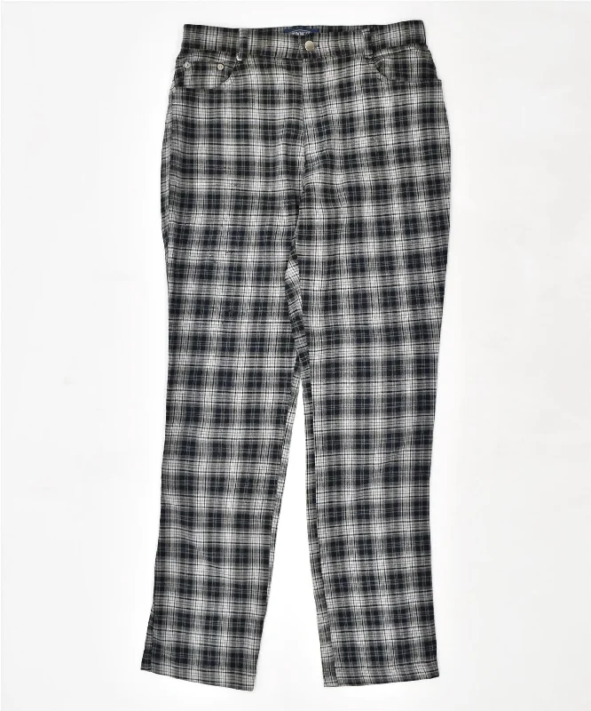 STOOKER Womens Straight Casual Trousers EU 40 Medium W30 L32 Black Trousers stylish modern