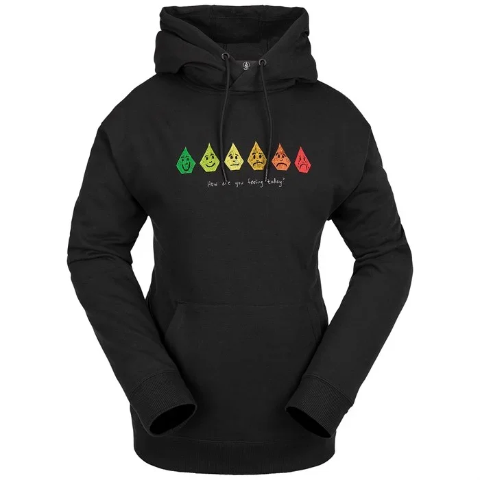 Volcom Melancon Hoodie Black Small (Sale Item/ No Returns) Hoodie with Magnetic Closure Innovative Modern