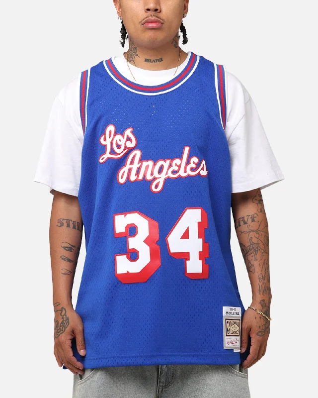 Mitchell & Ness Los Angeles Lakers Shaquille O'Neal  #34 'Flags Collection' Jersey Blue Pastel Jersey Tee