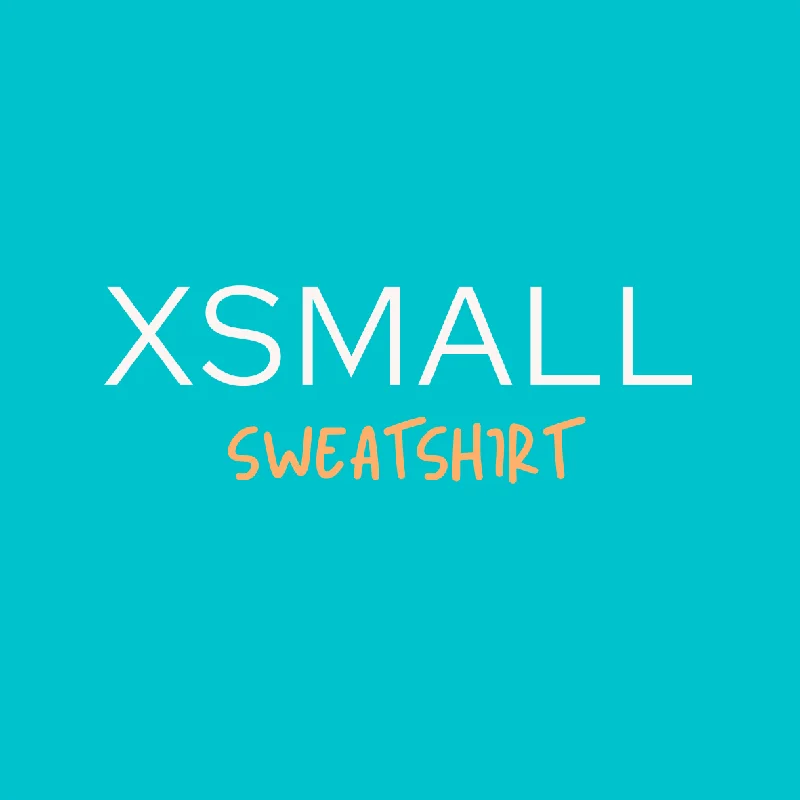 Hazel Blues® |  XSMALL SWEATSHIRT Hoodie with Magnetic Closure Innovative Modern