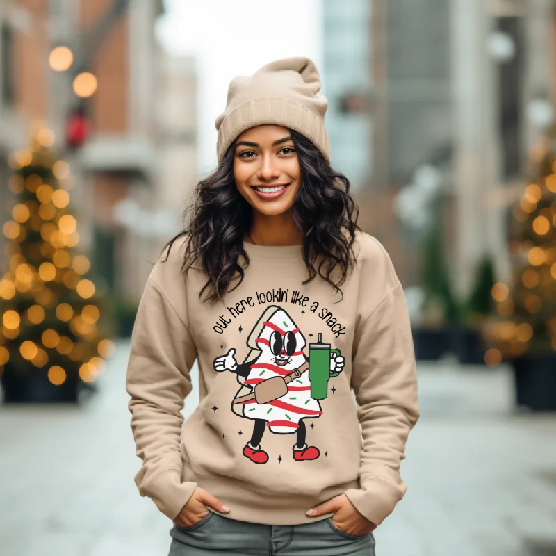Hazel Blues® | Lookin' Like a Snack Tree Graphic Sweatshirt Hoodie with Hem Fringe Bohemian Relaxed Hazel Blues® | Lookin' Like a Snack Tree Graphic Sweatshirt Hoodie with Hem Fringe Bohemian Relaxed