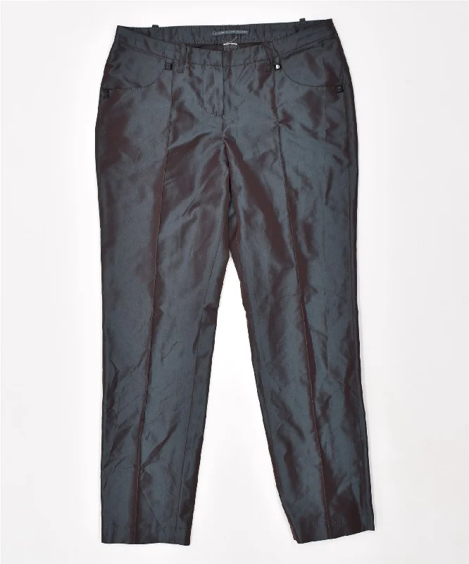 ALYSI Womens Pegged Casual Trousers W28 L26 Brown Vintage Trousers Modern Contemporary