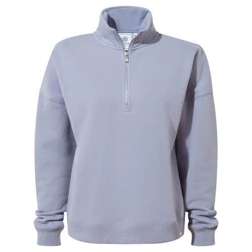 TOG24 Womens/Ladies Caldene Quarter Zip Sweatshirt Hoodie with Longline Fit Extended Stylish