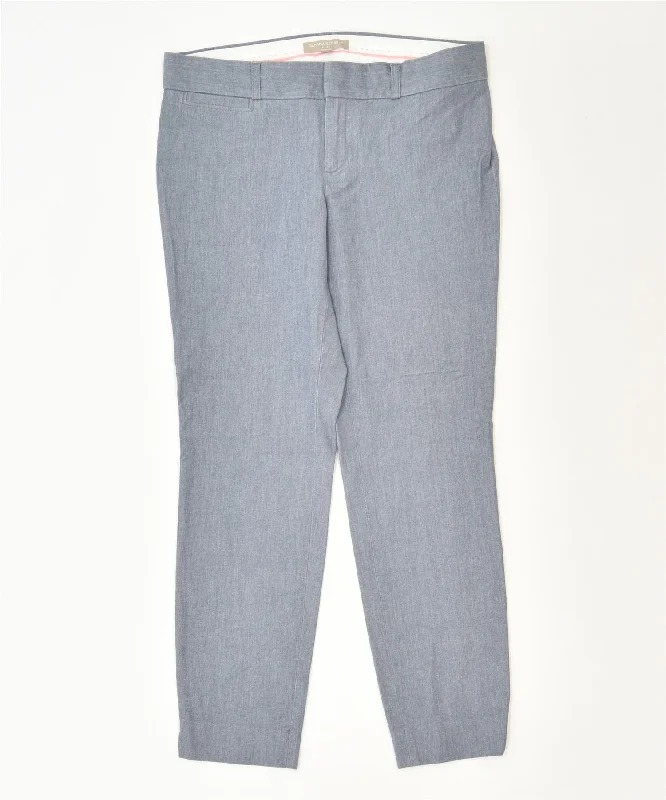 BANANA REPUBLIC Womens Slim Chino Trousers US 4 Small W30 L27 Blue Trousers Wedding White