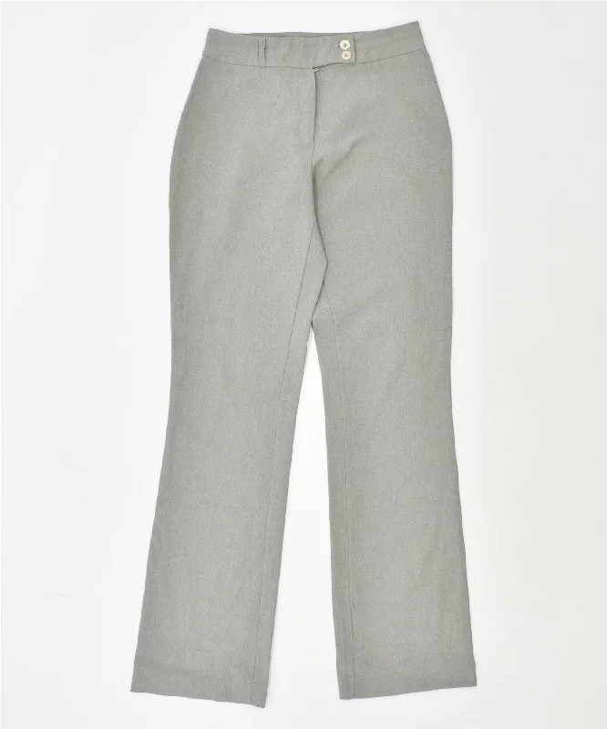 IMAGE Womens Casual Trousers W26 L33 Grey Vintage Trousers luxurious high-end