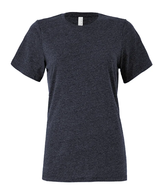 Heather Navy - Women's relaxed Jersey short sleeve tee Sustainable Jersey Tee