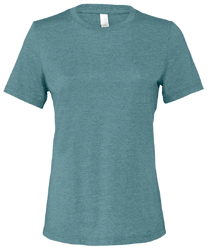 Heather Deep Teal - Women's relaxed Jersey short sleeve tee Custom Jersey Tee