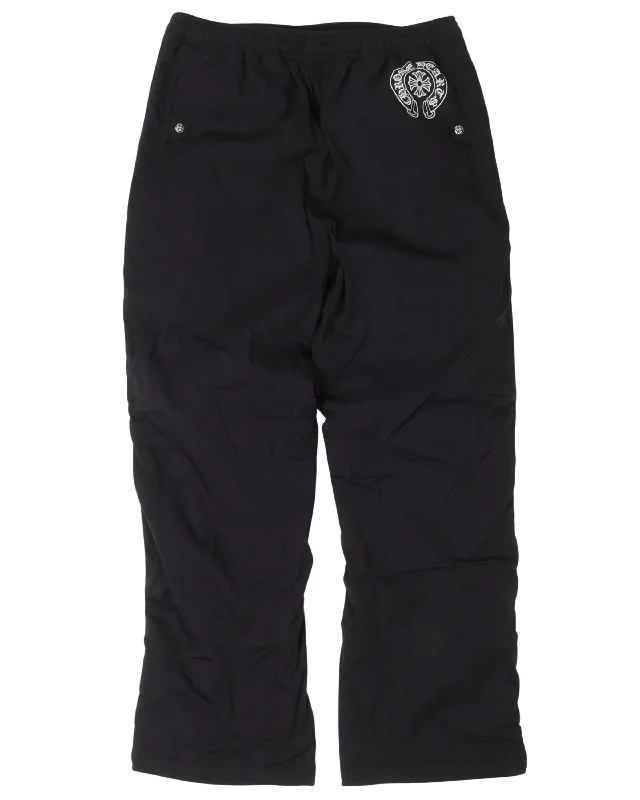 Jersey-lined Tearaway Track Pants Off Shoulder Jersey Top