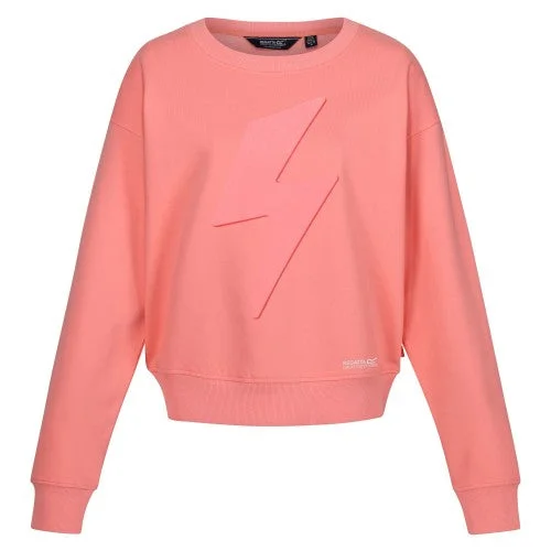 Regatta Womens/Ladies Avika Zig Zag Sweatshirt Hoodie with Strings Custom Fit Adjustable