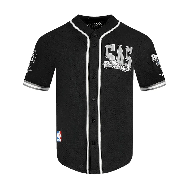 Spurs Team Pennants Mesh Jersey - Mens Comfortable Jersey Tee