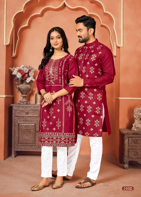 Couple Goals Vol 10 Fancy Couple Dress D.No. 1002