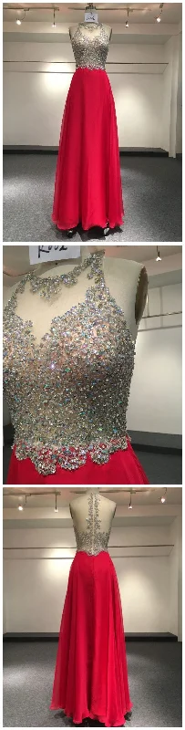 Gorgeous Real Sample Sleeveless O-neck High Collar Crystals And beadings Red Sexy Evening prom Dress cg20424 Gorgeous Real Sample Sleeveless O-neck High Collar Crystals And beadings Red Sexy Evening prom Dress cg20424