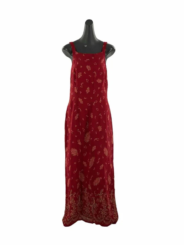 Eddie Bauer Size 8T Red Print Dress