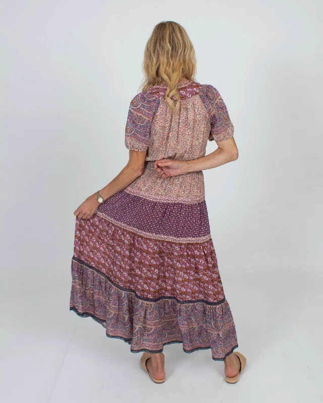 Multicolor Patchwork Dress