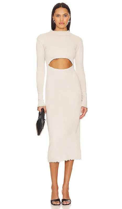 Tularosa Green Chiara Dress in Ivory