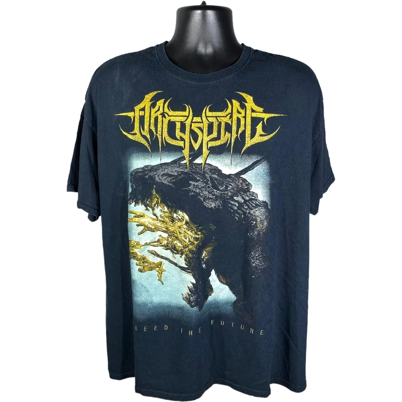 Archspire "Bleed The Future" Band Tee Rayon Fabric Velvet Fabric Corduroy Fabric