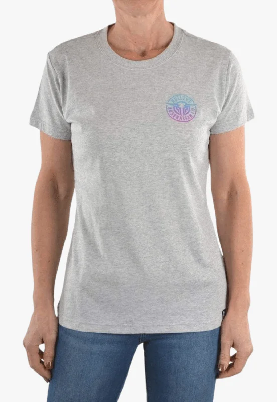 Bullzye Womens Bullring T-Shirt Chenille Brocade Lace