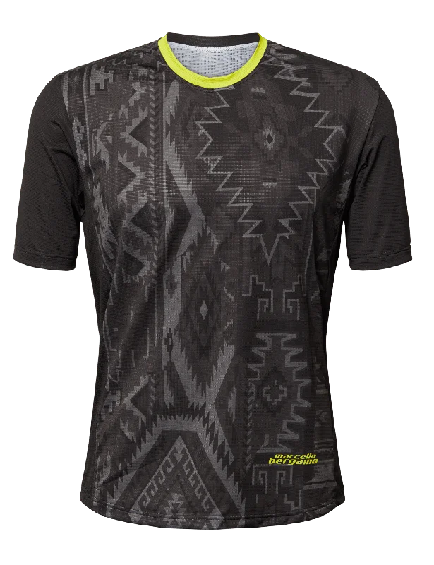 Sherpa Tribal Technical T-Shirt Knit Fabric Woven Fabric Fleece Fabric
