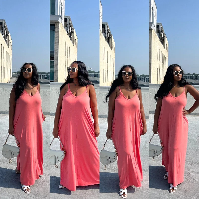 Spring Time T Shirt Maxi - Desert Rose Houndstooth Herringbone Solid