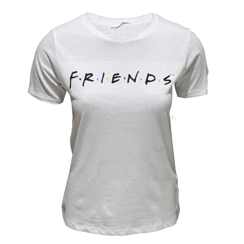 White Printed T Shirt Seamless Knitted Crochet