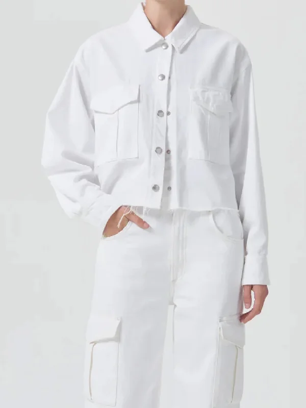 NYX Denim Shirt Boxy Fit Fitted Loose