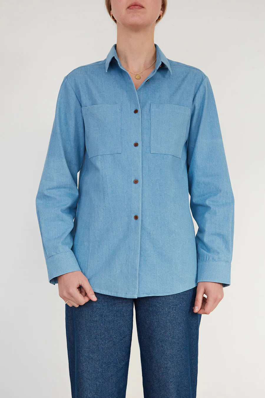 PDF Pattern - Unisex Shirt | The Modern Sewing Co. Thin T-Shirt Open Front Quick Dry