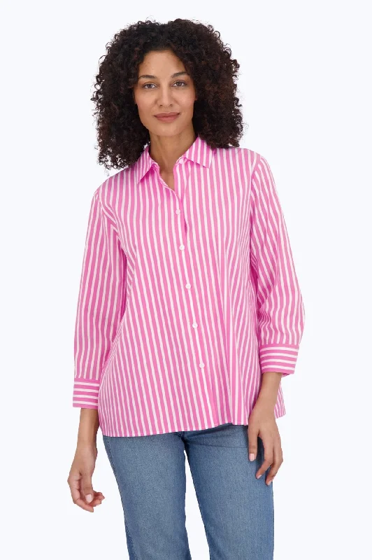 Azalea/White Stripe