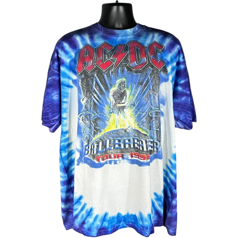 Vintage AC/DC Ballbreaker Tour Tee 1996 Ribbed T-Shirt High Neck Heavyweight