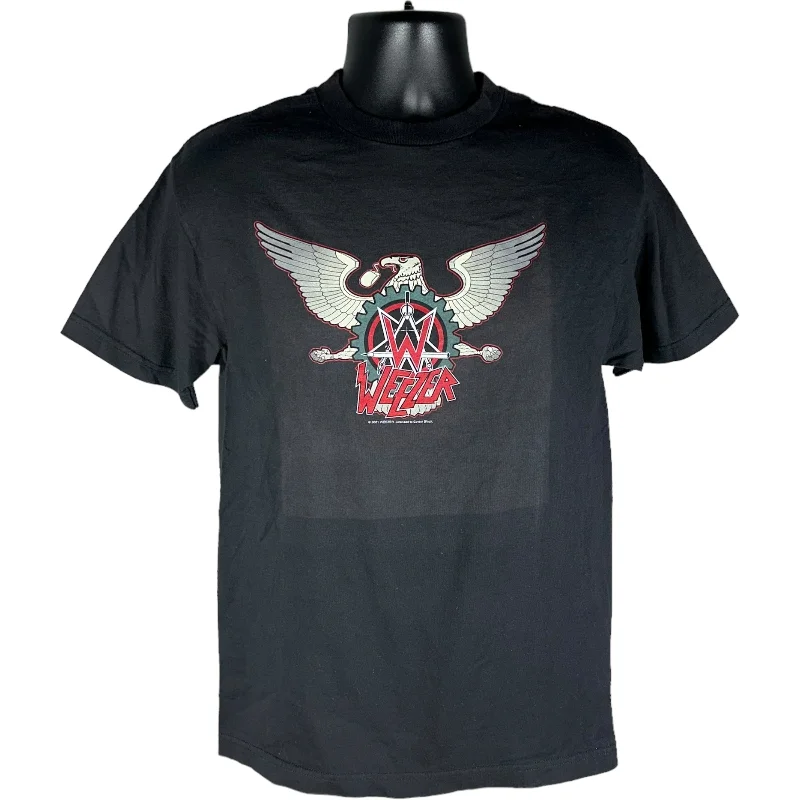 Vintage Weezer "Geektang Weezmacht" Band Tee Welt Pockets Slit Pockets Flap Pockets